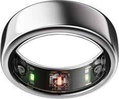 The Health Ring Smart Tracking Titanium Silver Size -11 - Image 2